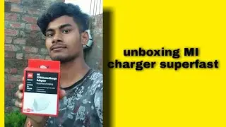 unboxing MI 27 watt Sonic charger adaptor super fast charging xiaomi. popular charger 😲😲😲