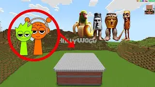 SPRUNKI LIME AND OREN VS ITALIAN BRAINROT IN THE MINECRAFT