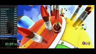 SMG2: Rolling Masterpiece Galaxy, Normal Stars speedrun in 04:38