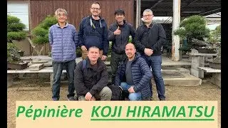 Koji Hiramatsu, visite de sa PÉPINIÈRE 🌳 Vital Bonsaï 🌳