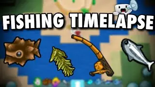 Fishing TIMELAPSE! (I HAVE AN ULTIMATE PLAN) | Cubic Castles/Castles.cc