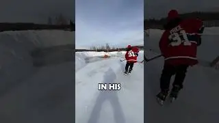 Amazing Backyard Hockey Rink !