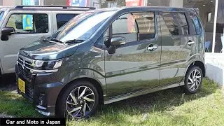 ( 4K ) Suzuki Wagon R Custom Z HYBRID ZT : Khaki