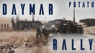 HeroPotato, braving raging battles and victoriously defeating the burning desert at the Daymar Rally