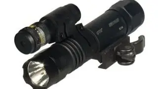 UTG LED Flashlight Red Laser Combo