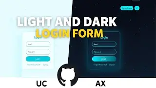 Create Stunning 3D Animated Login Page with Theme Toggle | HTML CSS JavaScript @topguru1.1