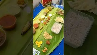 25 Items Onam Sadhya Sapdalama ⁉️ #shorts Sangeetha Restaurant #food