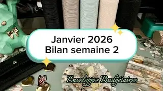 💫Bilan Janvier S2💫#methodedesenveloppes #budget2026 #cashstuffing 