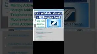 How to Update Contact Information in SSS in Online | Updated Tutorial 2025