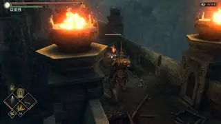Demon's Souls Remake: Red Eye Spear Knight vs Mirdan Hammer