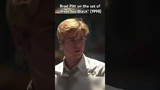 Brad Pitt on the set of &ldquo;Meet Joe Black&rdquo; (1998) #bradpitt #meetjoeblack #90s