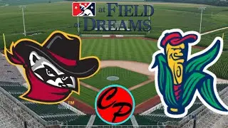 2022 MILB FIELD OF DREAMS GAME QUAD CITIES RIVER BANDITS vs CEDAR RAPIDS KERNELS LIVE GAME CAST