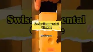 Swiss Emmental Cheese &ndash; Keju Legendaris dengan Lubang Ikonik! #food #foodshorts