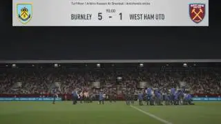 FIFA17  Serie B Burnley West Ham 5-1