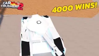 I Got 4000 WINS at Derpy Arena IN CAR CRUSHERS 2!💥 - [ROBLOX]