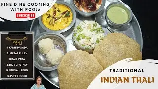Fine Dine Cooking with Pooja Live Stream I Traditional Indian Thali