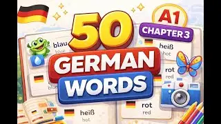 50 German Words You MUST Know (A1) | Daily Speaking Vocabulary &ndash; Part 3 🇩🇪