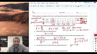 Constant of Proportionality
