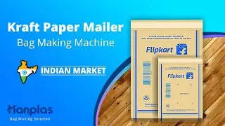 HP-MA pro Kraft Paper Mailer Bag Making Machine for India Market