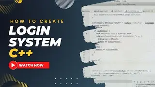How to create login or registration system by using C++.