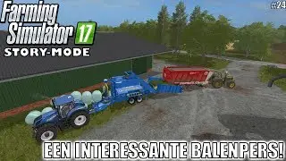 'EEN INTERESSANTE BALENPERS!' Farming Simulator 17/19 Story mode #24