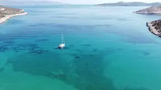 Irakleia island Cyclades Greece 4K