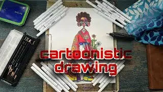 cartoonistic colouring, drawing🫠💀