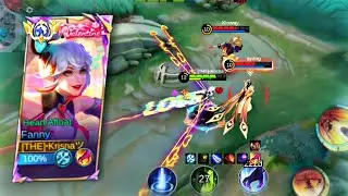 GAMEPLAY FANNY AGRESIVE MOMENT MOBILE LEGENDS 