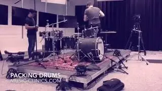 Taking down & packing my Sonor Beech Infinite drum kit
