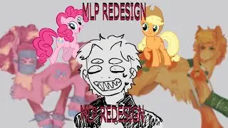 PART 2 of redesigning my little pony characters (MLP VIRUS AU)