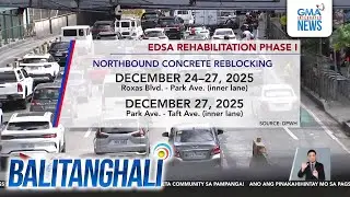 EDSA rehabilitation phase 1, sisimulan na mamayang gabi | Balitanghali