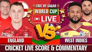 England vs West Indies | ENG vs WI | Cricket Live Score & Commentary