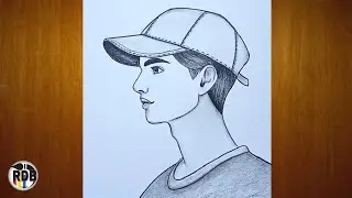 Draw a COOL Boy with a Hat in Minutes! -|- easy drawing for beginners