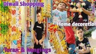 Diwali shopping(Home decorationToran)khetan market.Bailey road market patna#trending#viral#cutebaby 