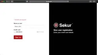 Sekur Sign-Up Process