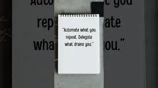Automate Repetitive Tasks 🤖 #efficiency