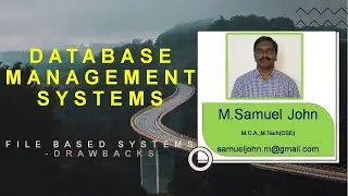 File Based Systems - Drawbacks