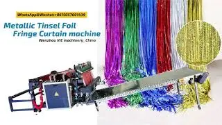 tinsel foil fringe curtain machine_China