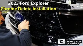 Ford Explorer 2020-2024 Chrome Delete Installation