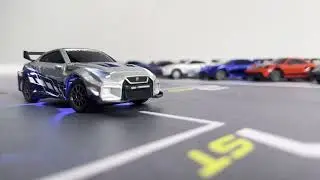 Hstar D43 Alloy  1:43 4WD Drift RC Car with Gyro LED Light
