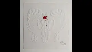 Eli&eacute;, Bone Puppeteer woodcut 