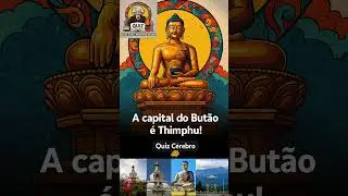 Voc&ecirc; sabe qual &eacute; a capital do But&atilde;o? Responda agora! #butao #asia #capitais  #quiz  #curiosidades