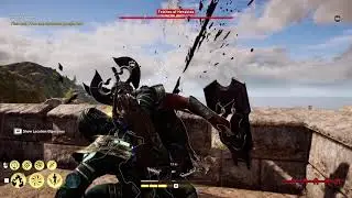 Teichos of Heracles Fort. Very strong build on Nightmare difficulty Assassins Creed Odyssey