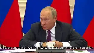 PUTIN Calls out OWN DEPUTY FINANCE MINISTER