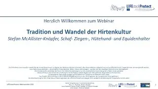 Webinar: Tradition und Wandel der Hirtenkultur