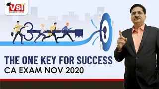 CA Exam Nov 2020 | The One Key for Success |