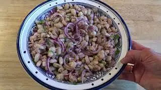 Cалат тунец с фасолью/Italian tuna and bean salad