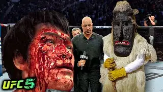 Реванш между Лидером Ацтеком и Брюсом Ли (EA Sports UFC 5).