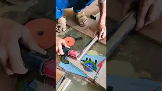 Stainless steel sliding gate fitting work video ईसटील का स्लाइडिंग गेट कैसे फीटीग करना चाहिए देख लो