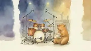 🎷🐹 Capy Happy Swing 🐹🎷 | Feel-Good Jazz Sax & Chill Vibes